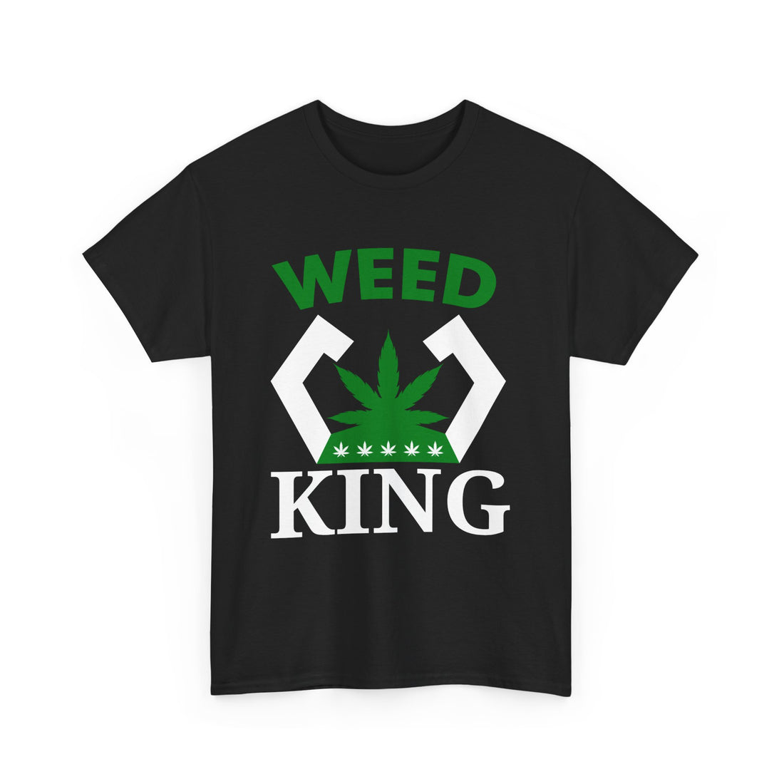 Weed King T-Shirt - Graphic T-Shirt from Tee Utopia