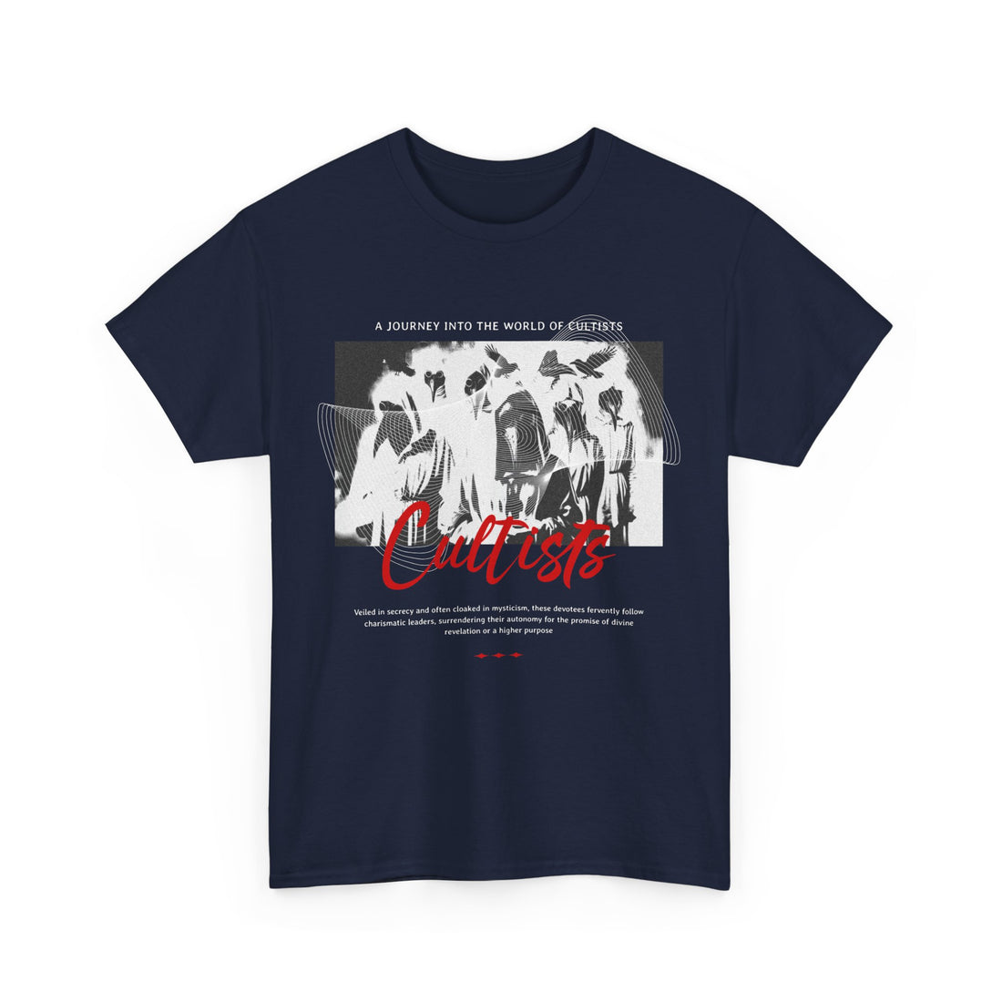 Journey Into The World of Cultist T-Shirt - Graphic T-Shirt from Tee Utopia