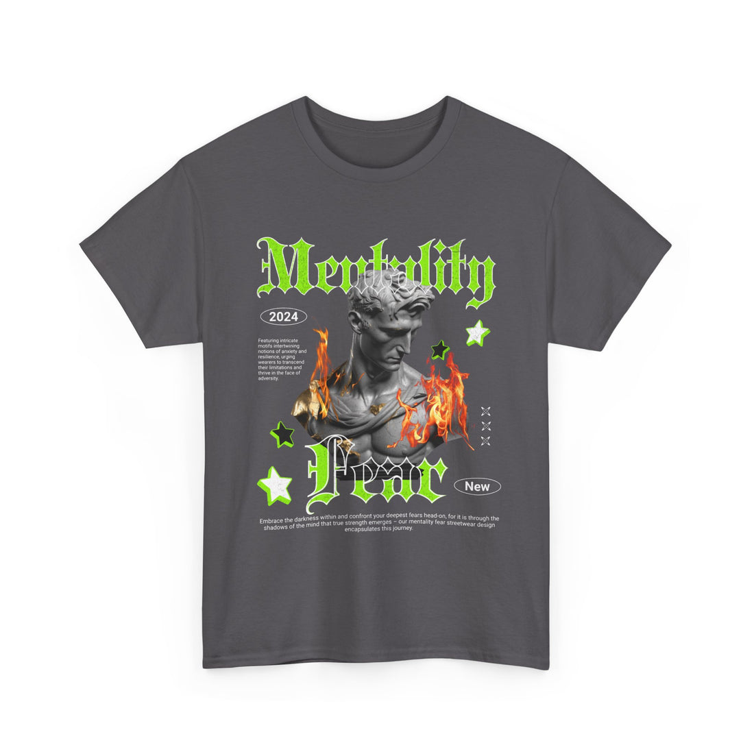 Mentality Fear T-Shirt - Graphic T-Shirt from Tee Utopia