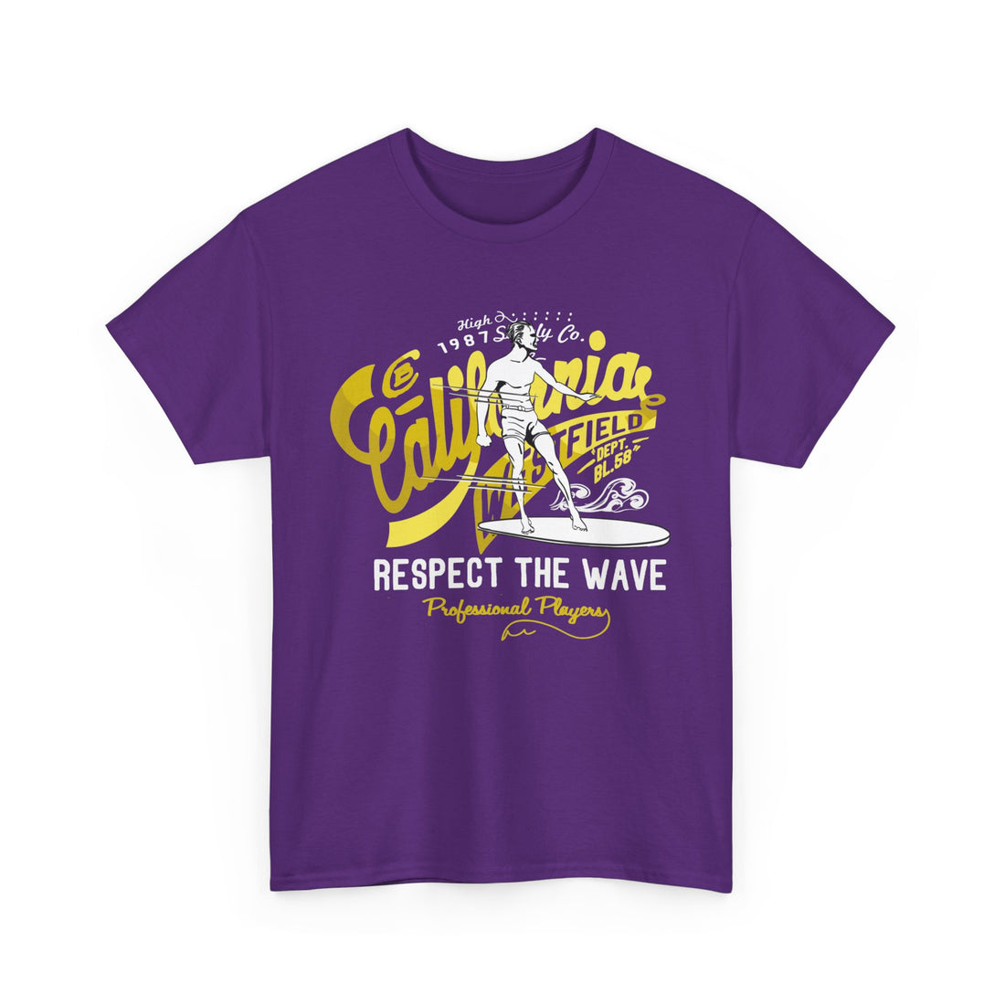 Respect The Wave T-Shirt - Graphic T-Shirt from Tee Utopia