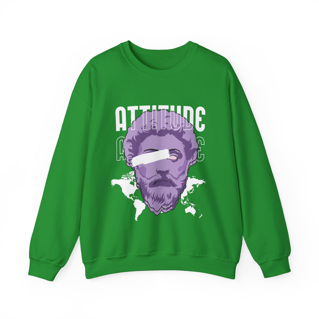 Attitude Sweatshirt - Graphic Sweatshirt from Tee Utopia