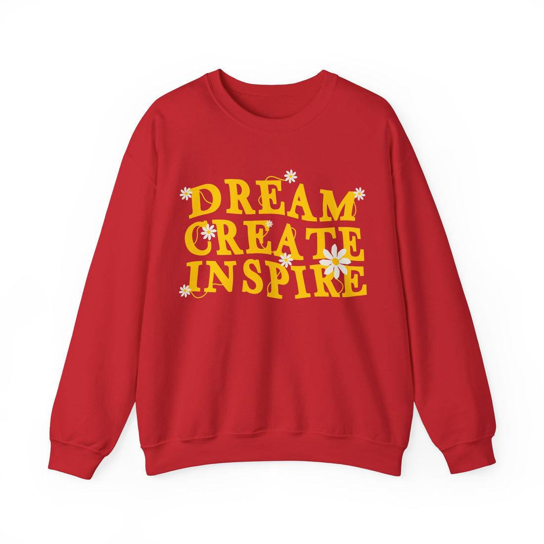 Dream Create Inspire Sweatshirt - Graphic Sweatshirt from Tee Utopia