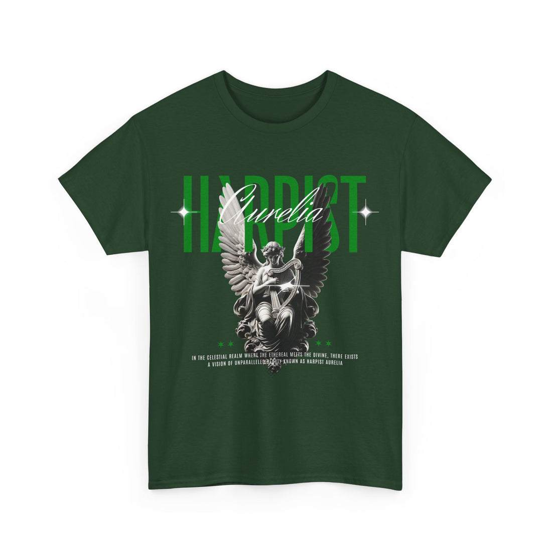 Harpist T-Shirt - Graphic T-Shirt from Tee Utopia