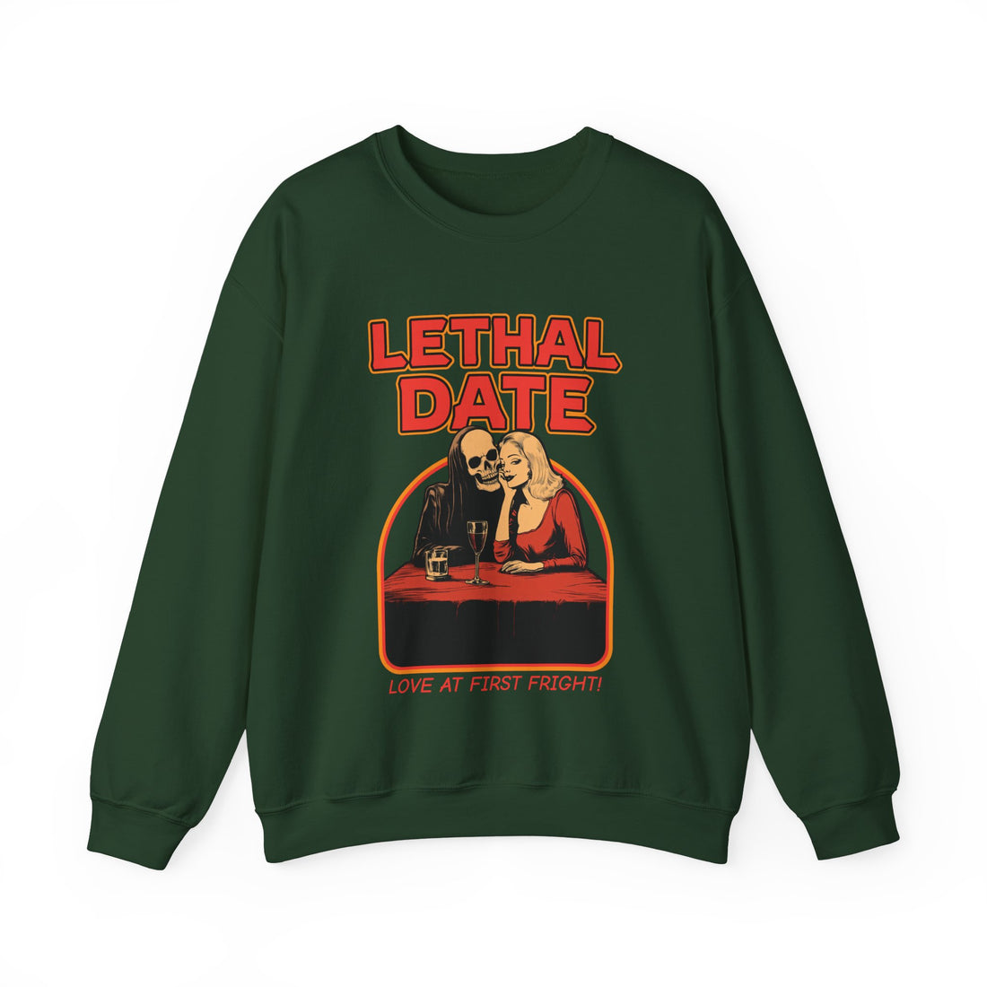 Lethal Date Sweatshirt - Graphic Sweatshirt from Tee Utopia