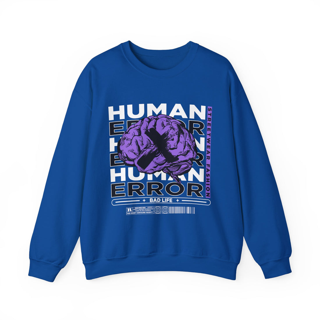 Human Error Sweatshirt - Graphic Sweatshirt from Tee Utopia