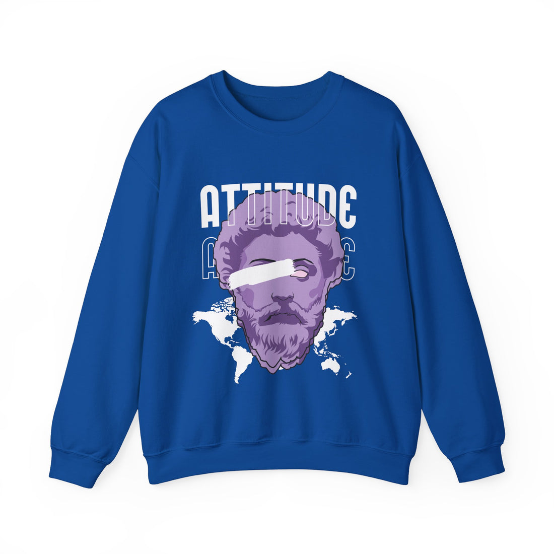 Attitude Sweatshirt - Graphic Sweatshirt from Tee Utopia