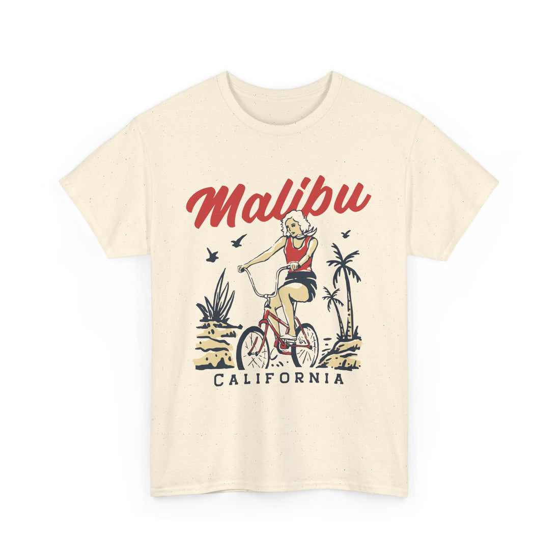 Malibu California T-Shirt - Graphic T-Shirt from Tee Utopia