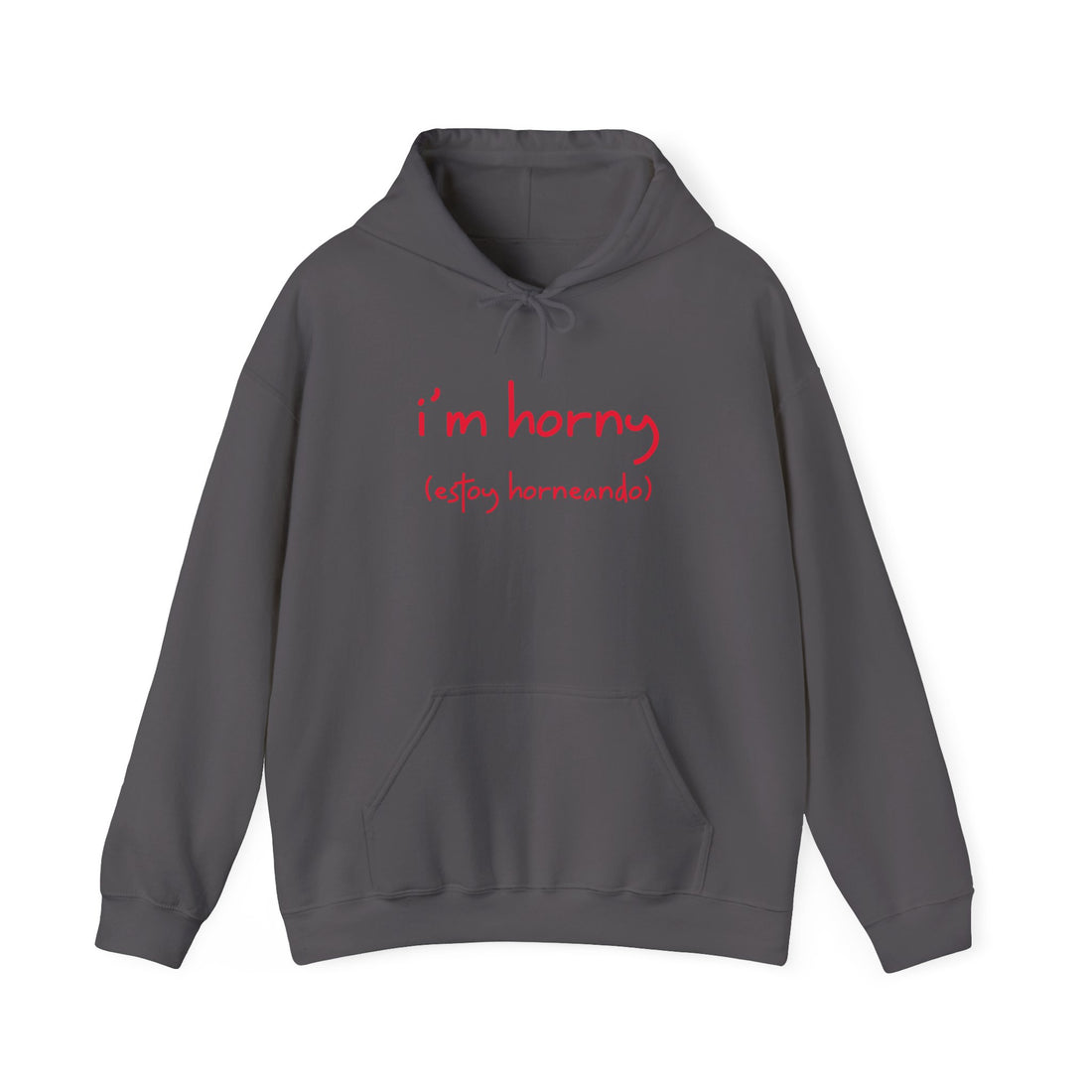 I'm Horny Hoodie - Graphic Hoodie from Tee Utopia