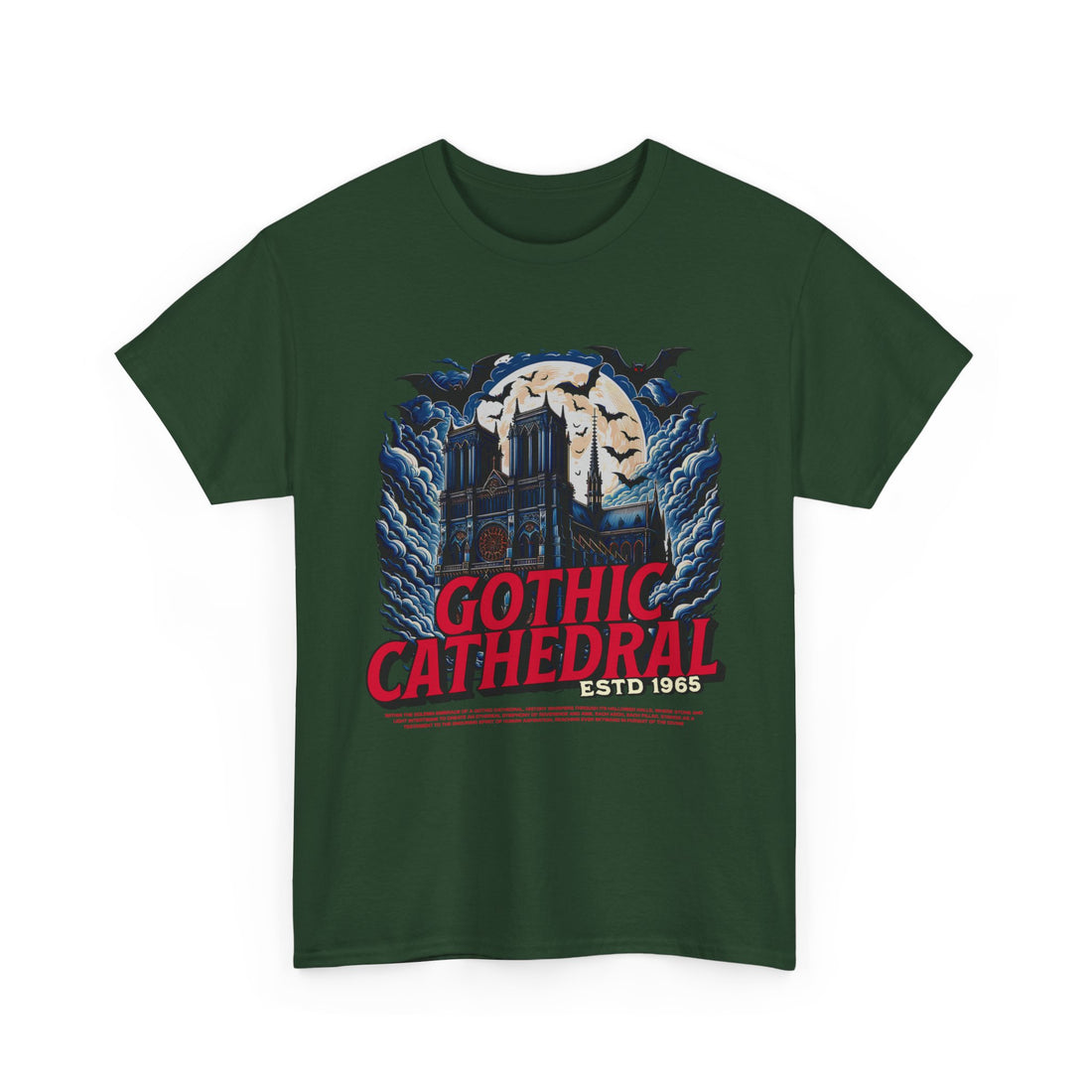 Gothic Cathedral T-Shirt - Graphic T-Shirt from Tee Utopia