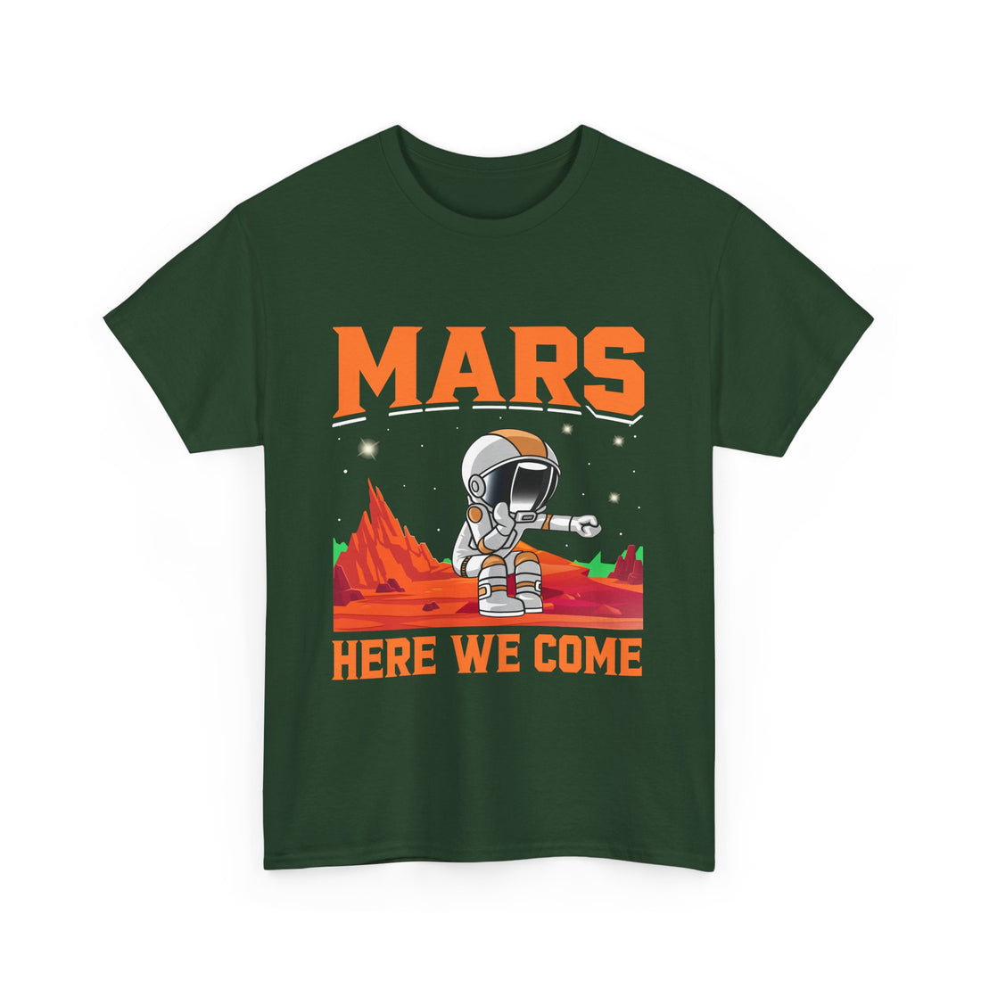 Mars Here We Come T-Shirt - Graphic T-Shirt from Tee Utopia