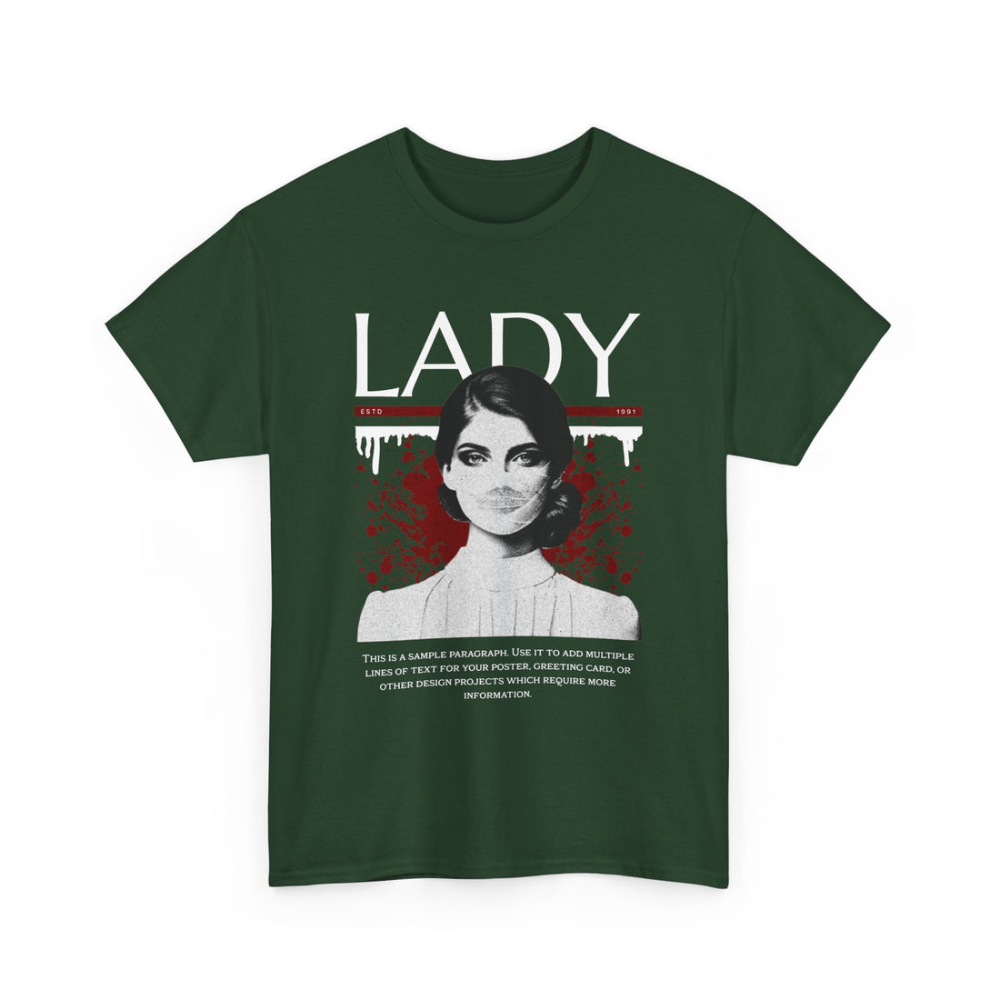 LADY T-Shirt - Graphic T-Shirt from Tee Utopia