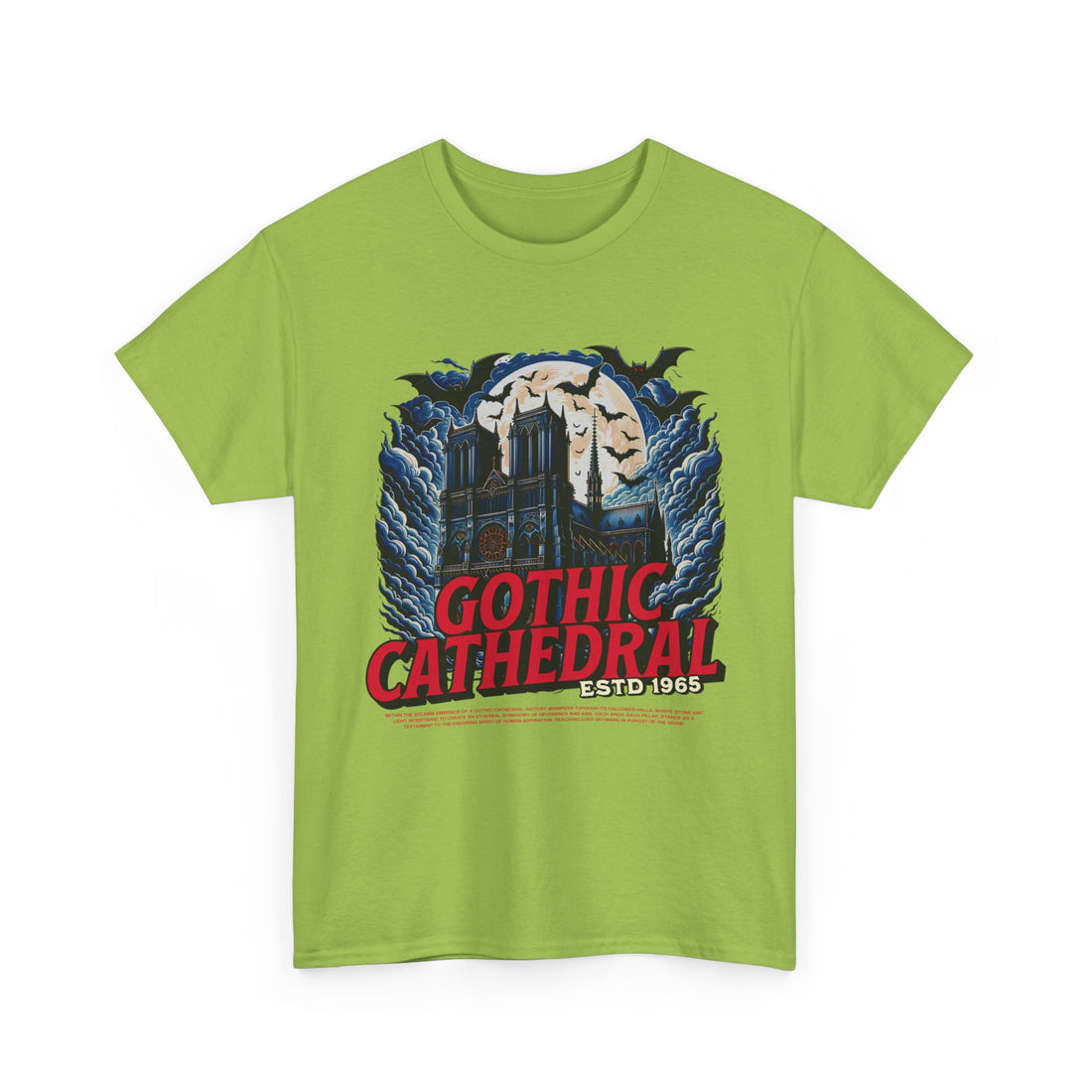 Gothic Cathedral T-Shirt - Graphic T-Shirt from Tee Utopia