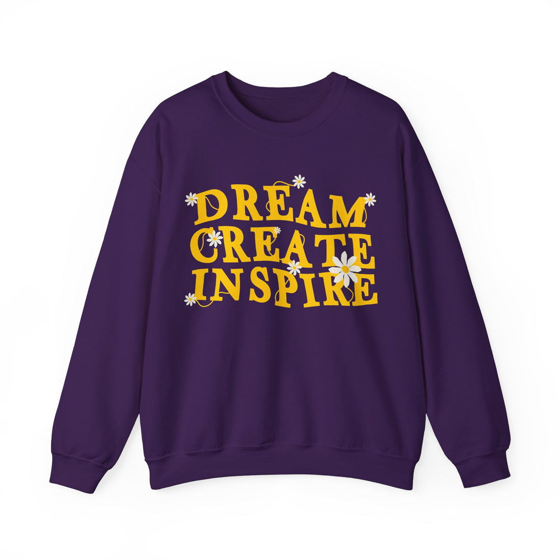 Dream Create Inspire Sweatshirt - Graphic Sweatshirt from Tee Utopia