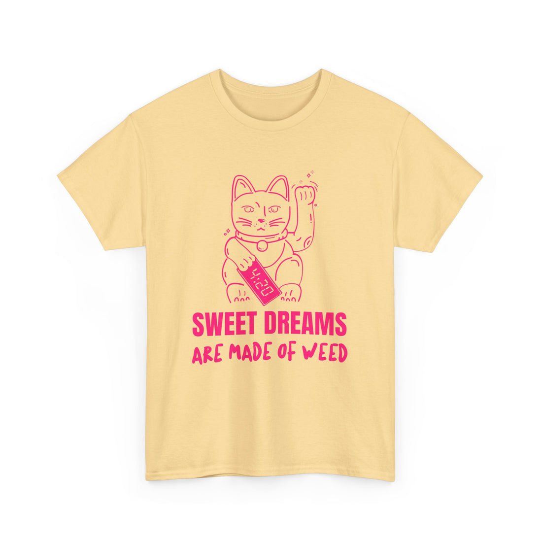 Sweet Dreams Are Made of Weed T-Shirt - Graphic T-Shirt from Tee Utopia