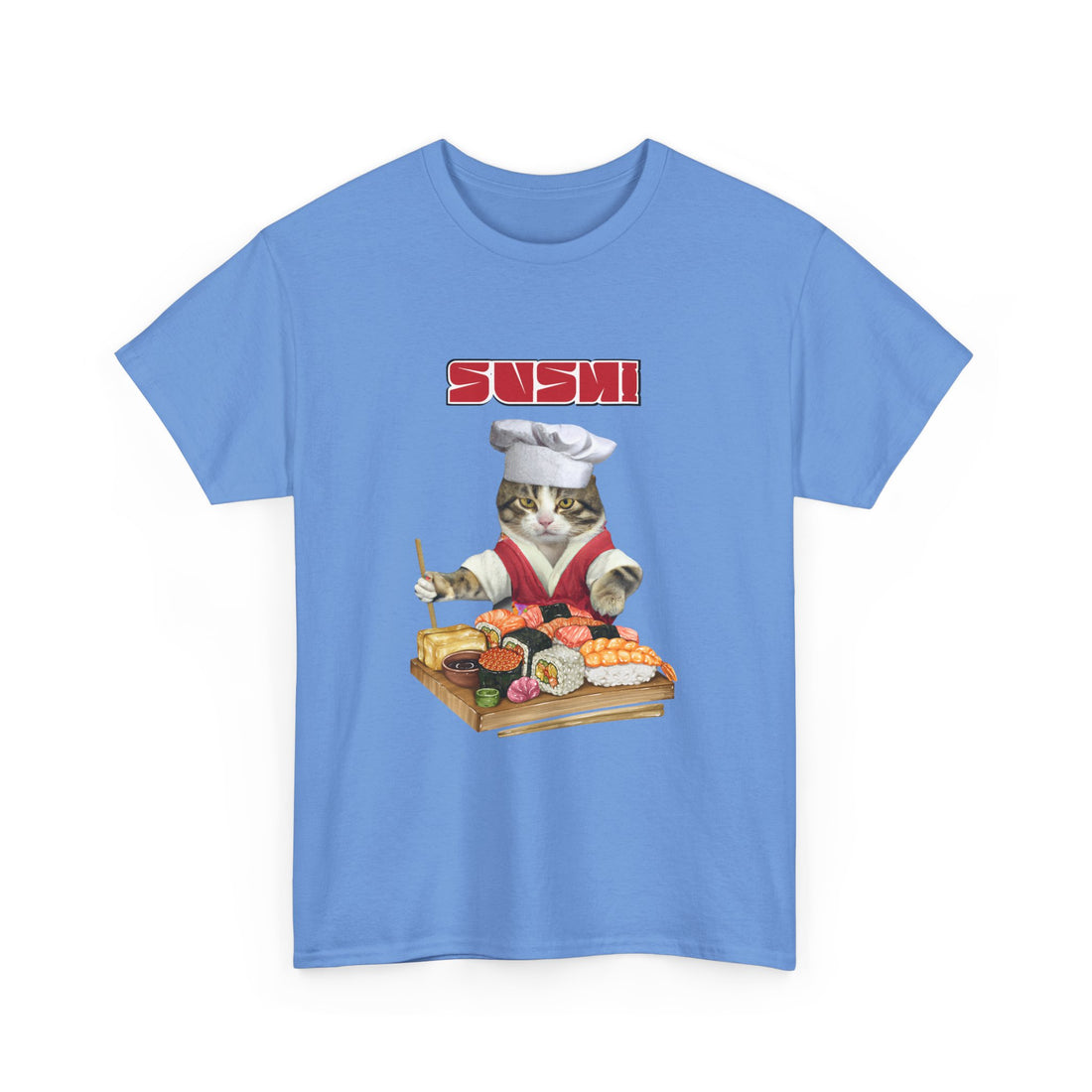 Sushi Cat T-Shirt - Graphic T-Shirt from Tee Utopia