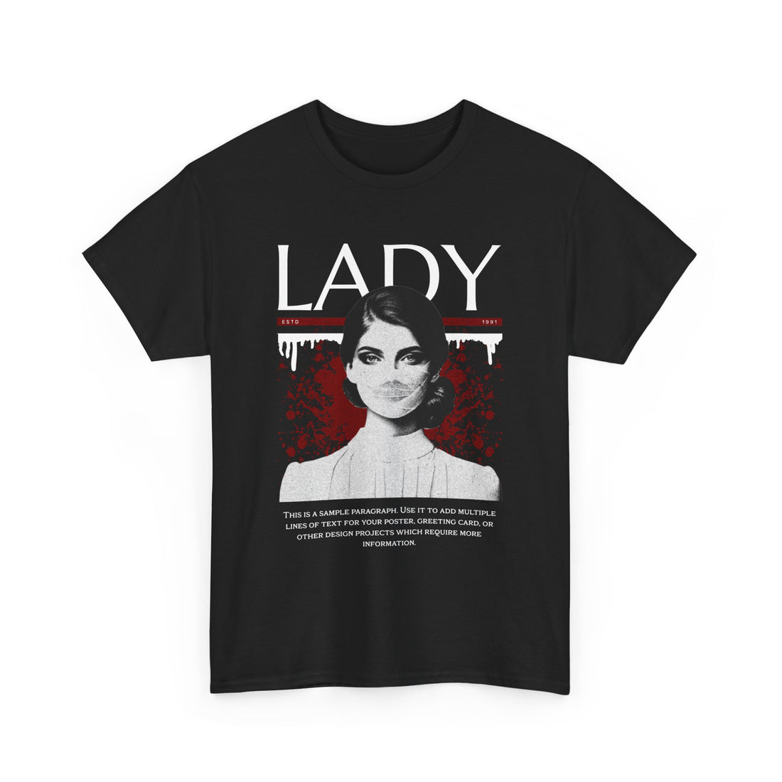 LADY T-Shirt - Graphic T-Shirt from Tee Utopia