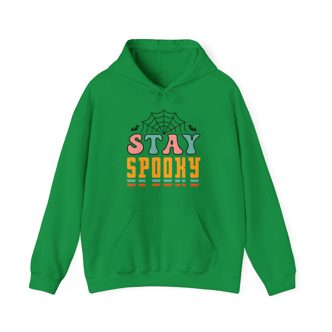 Stay Spooky Spiders & Bats Hoodie - Graphic Hoodie from Tee Utopia