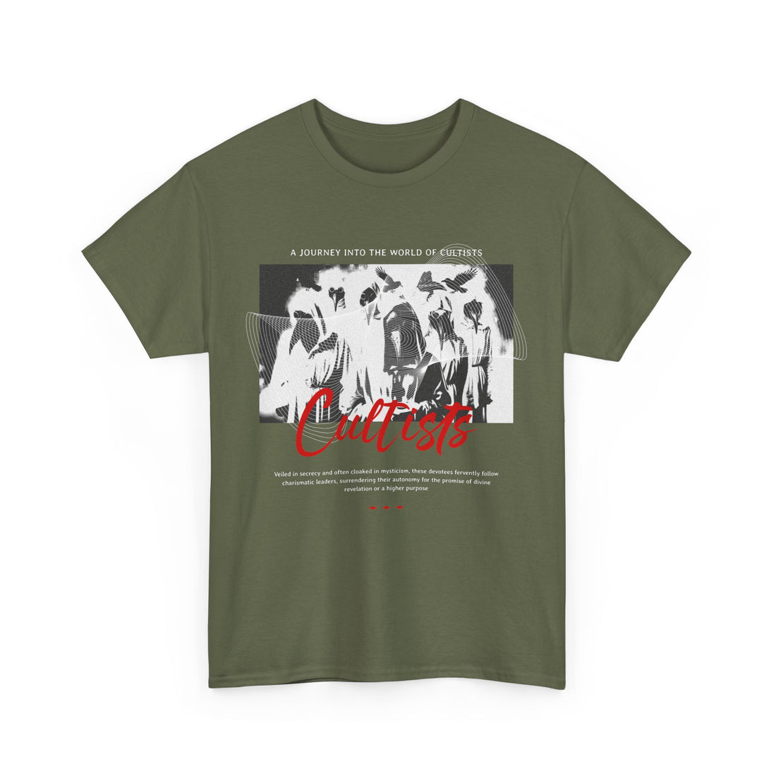Journey Into The World of Cultist T-Shirt - Graphic T-Shirt from Tee Utopia