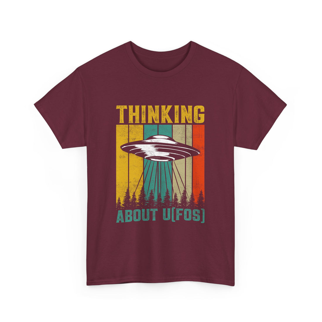 Thinking About UFOS T-Shirt - Graphic T-Shirt from Tee Utopia