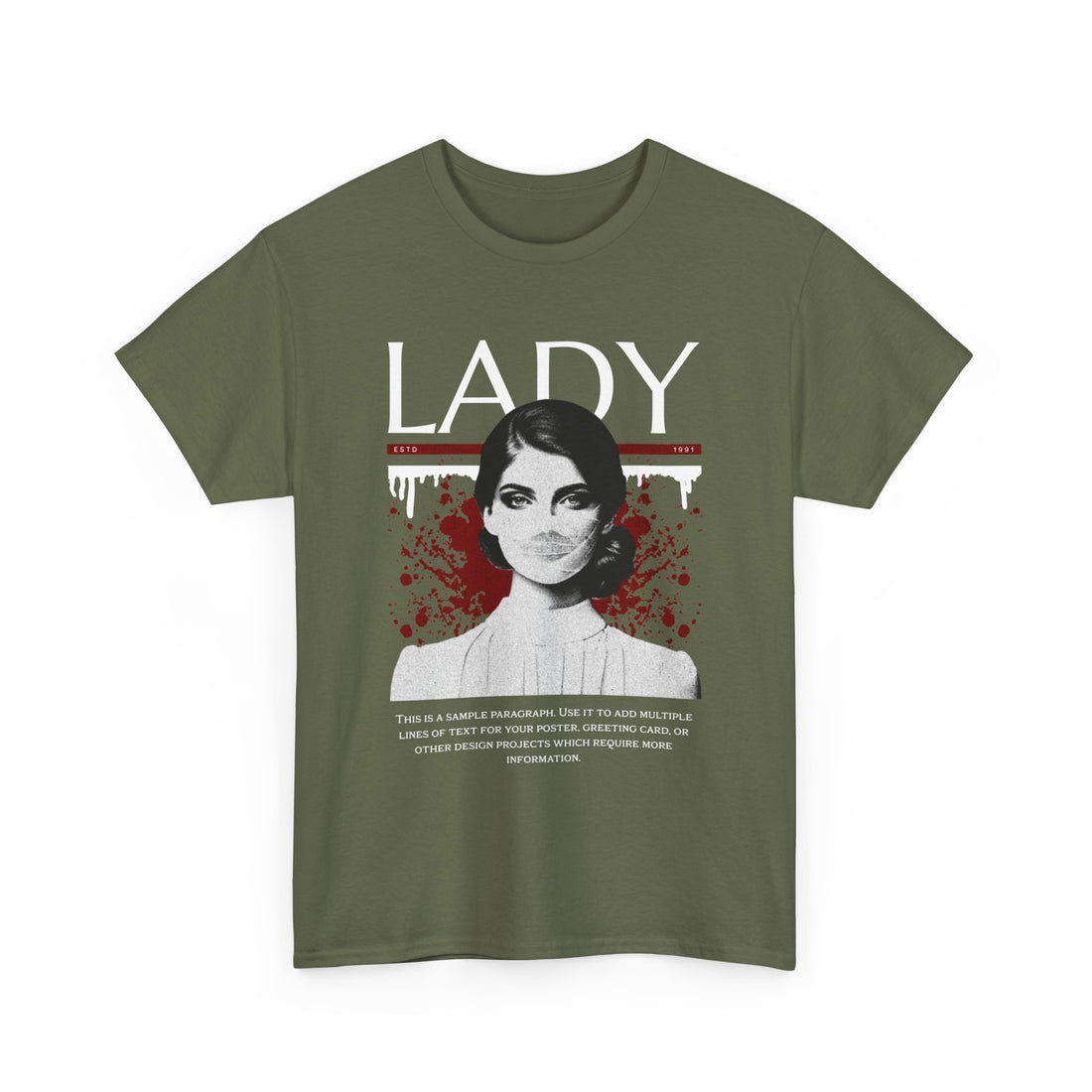 LADY T-Shirt - Graphic T-Shirt from Tee Utopia