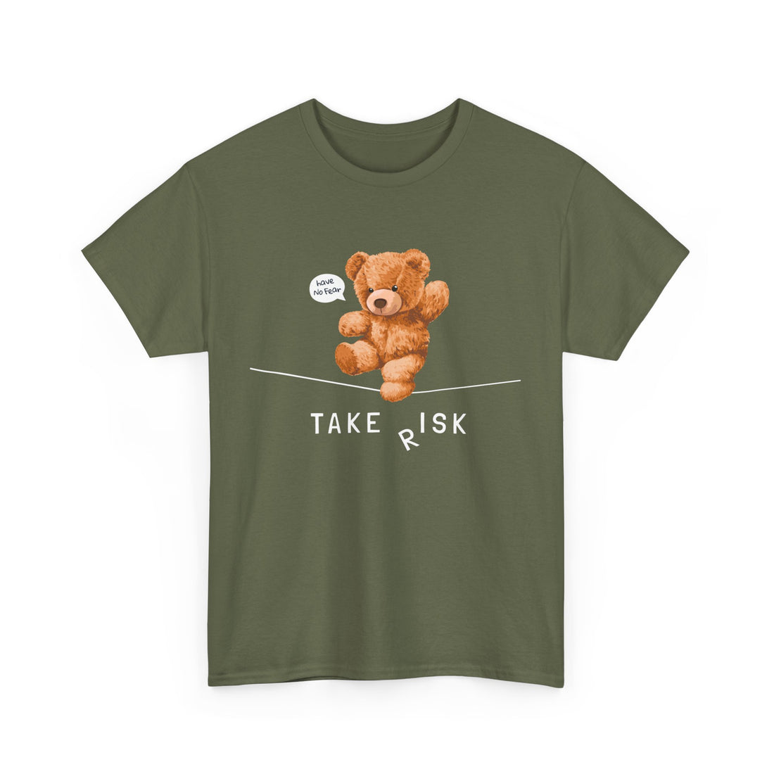 Take Risk T-Shirt - Graphic T-Shirt from Tee Utopia