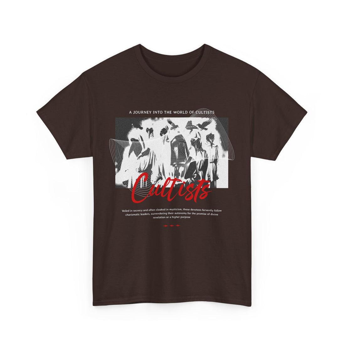 Journey Into The World of Cultist T-Shirt - Graphic T-Shirt from Tee Utopia