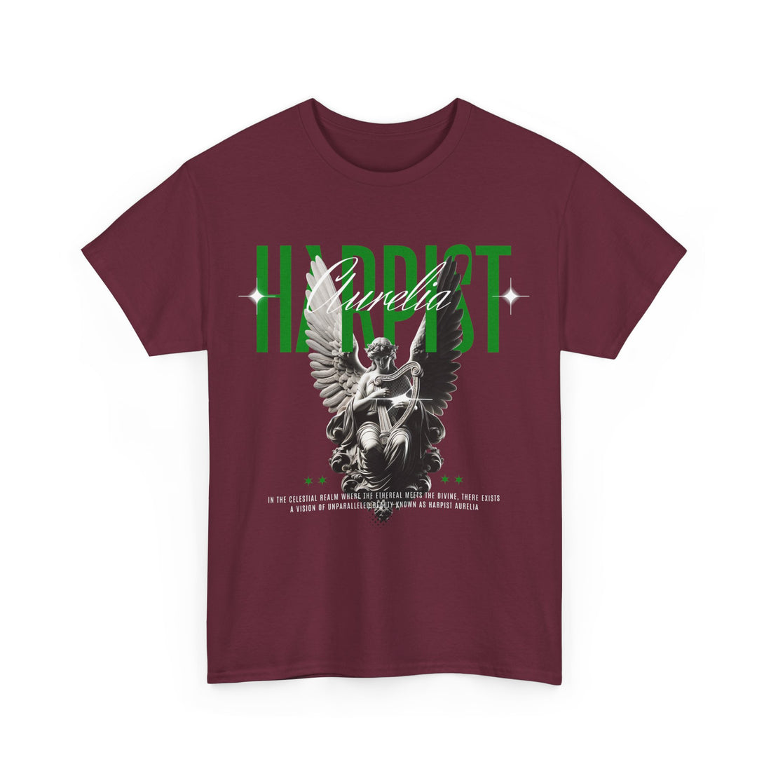 Harpist T-Shirt - Graphic T-Shirt from Tee Utopia