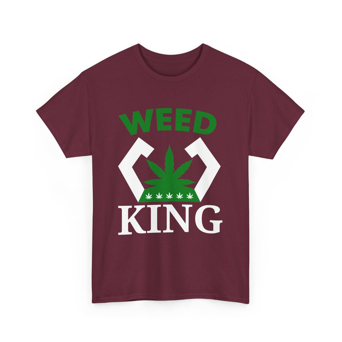 Weed King T-Shirt - Graphic T-Shirt from Tee Utopia