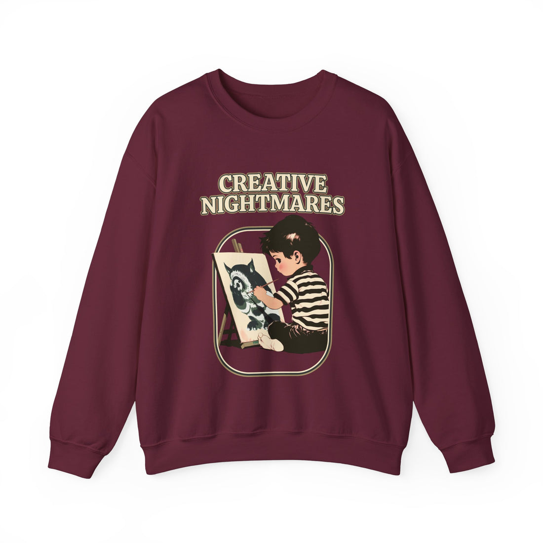 Creative Nightmares Sweatshirt - Graphic Sweatshirt from Tee Utopia