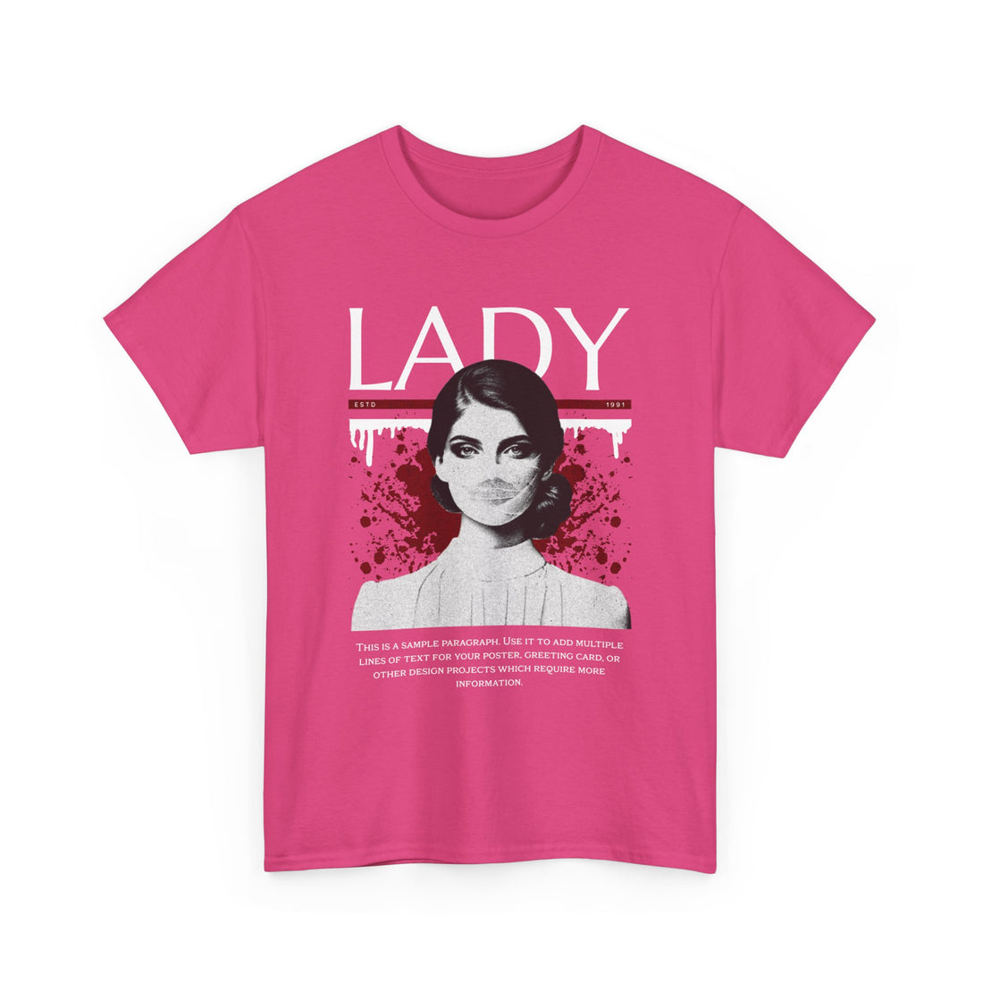 LADY T-Shirt - Graphic T-Shirt from Tee Utopia