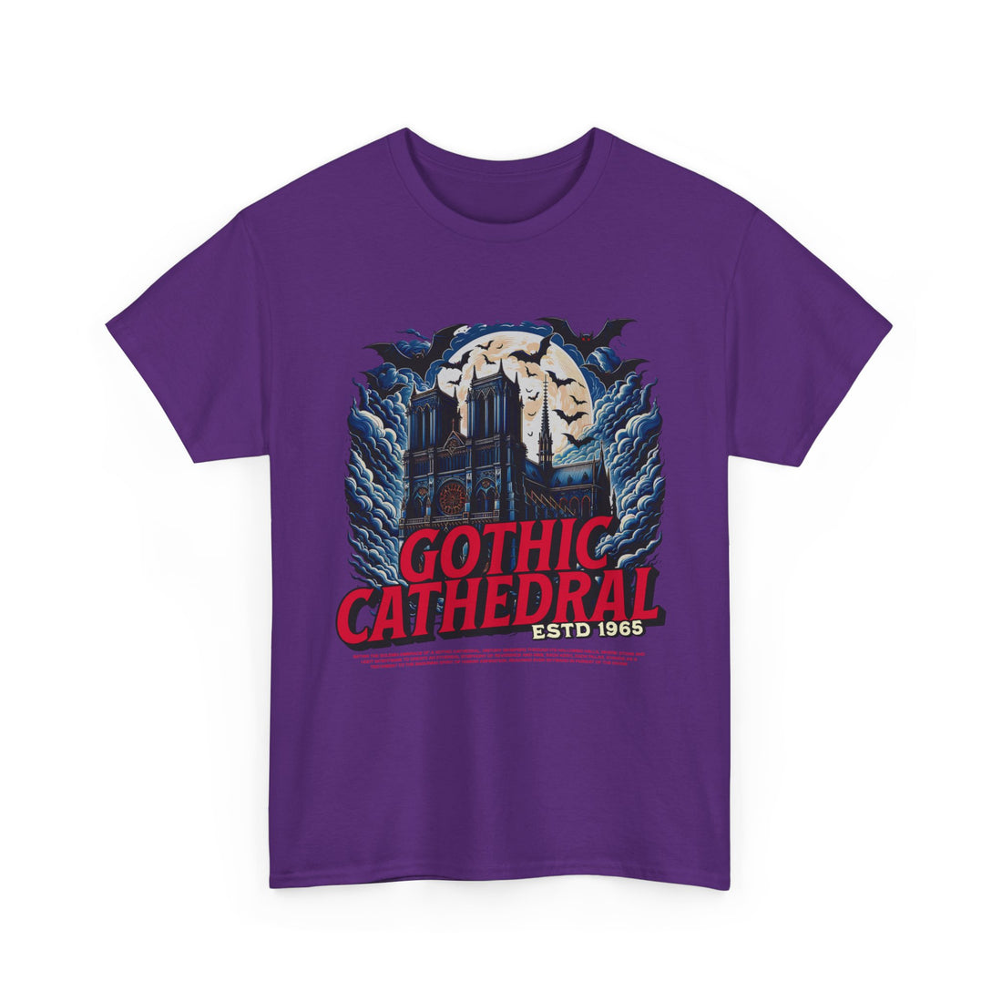 Gothic Cathedral T-Shirt - Graphic T-Shirt from Tee Utopia