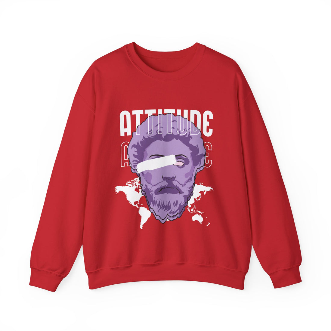 Attitude Sweatshirt - Graphic Sweatshirt from Tee Utopia