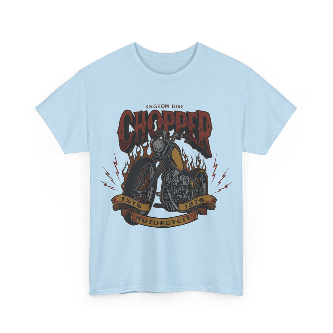 Custom Bike Chopper T-Shirt - Graphic T-Shirt from Tee Utopia