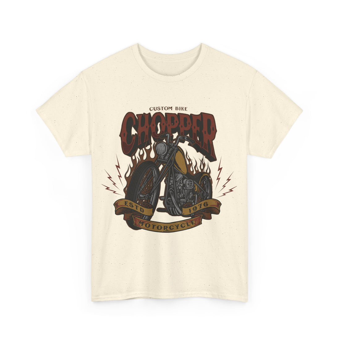 Custom Bike Chopper T-Shirt - Graphic T-Shirt from Tee Utopia