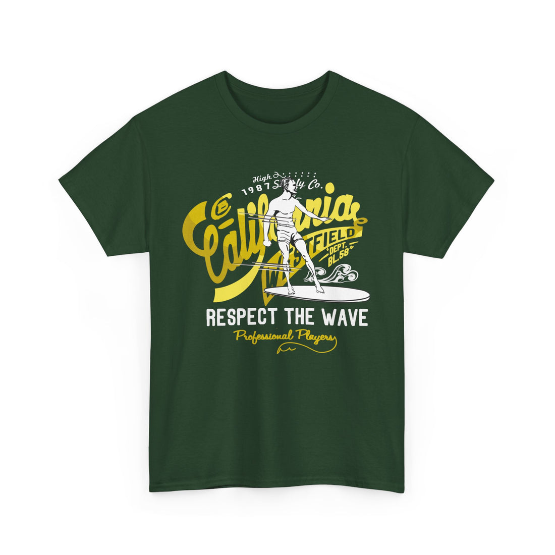 Respect The Wave T-Shirt - Graphic T-Shirt from Tee Utopia
