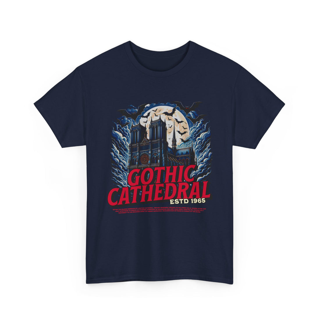 Gothic Cathedral T-Shirt - Graphic T-Shirt from Tee Utopia