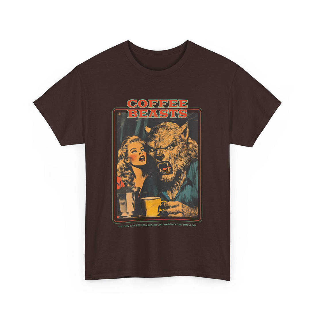 Coffee Beasts T-Shirt - Graphic T-Shirt from Tee Utopia
