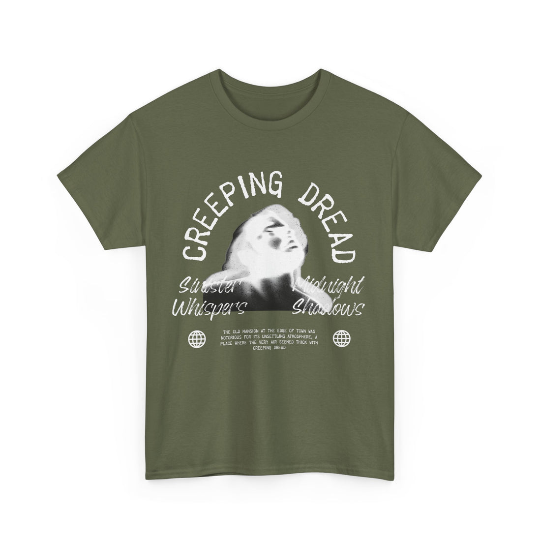 Creeping Dread T-Shirt - Graphic T-Shirt from Tee Utopia