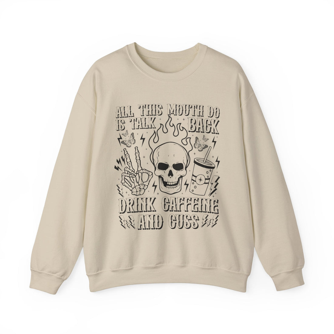 Unleash Your Snarky Side with Skull Sweatshirts That Speak for Themselves! 😈