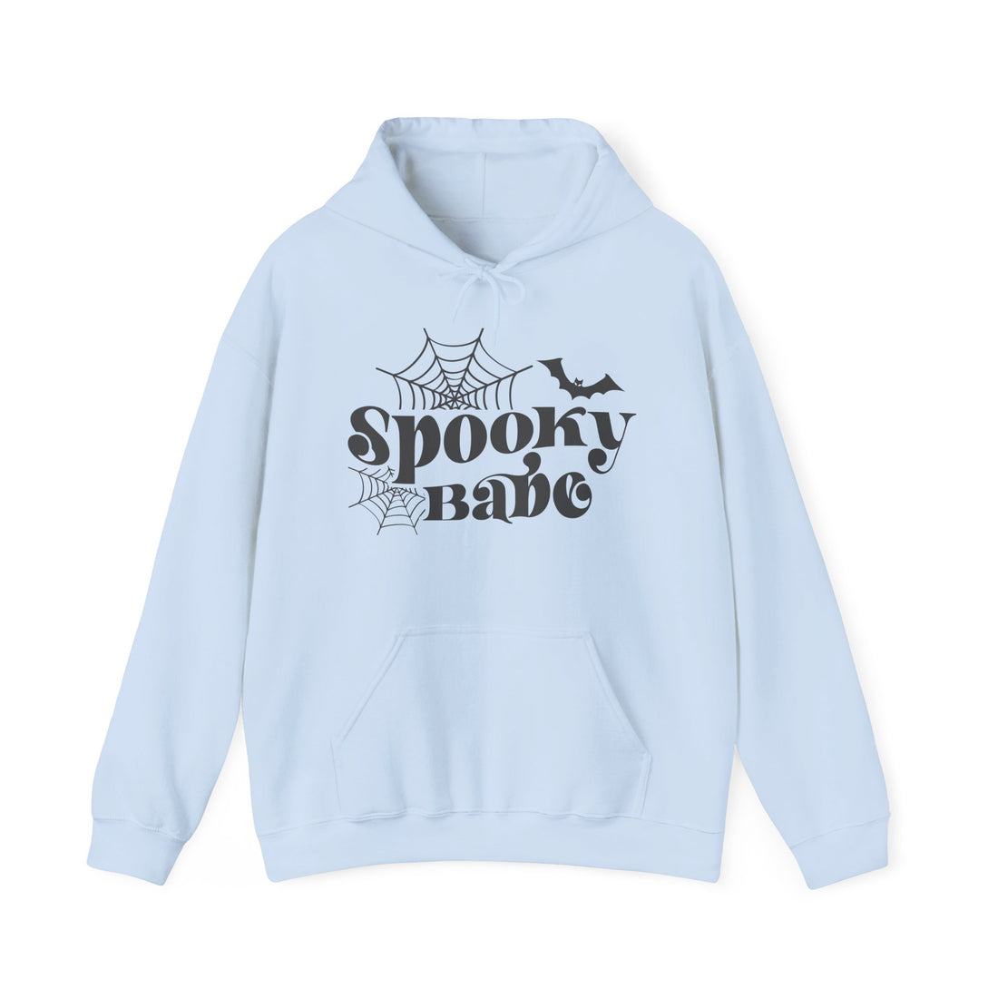 Spooky Babe Bats & Spiders Hoodie - Graphic Hoodie from Tee Utopia