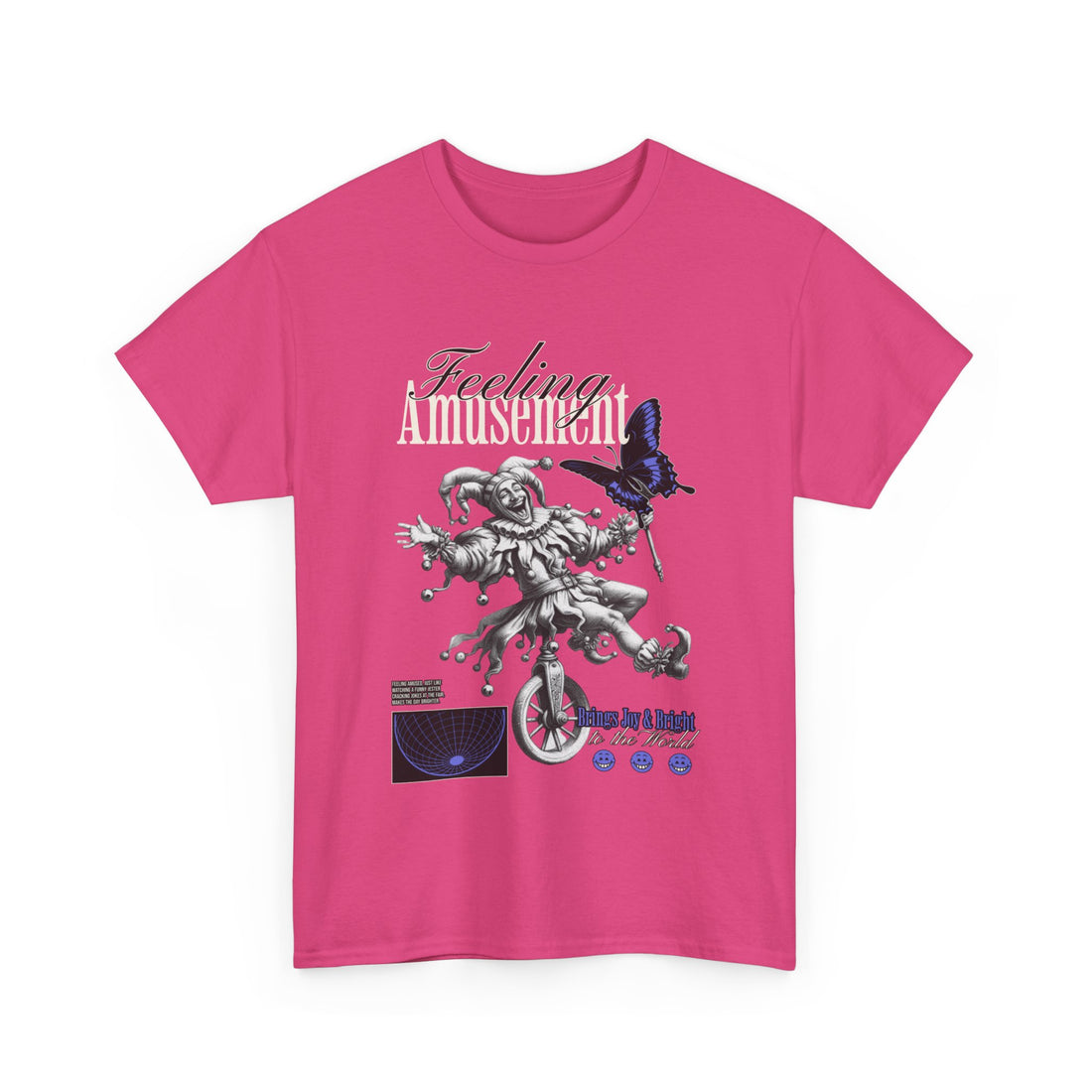 Feeling Amusement T-Shirt - Graphic T-Shirt from Tee Utopia