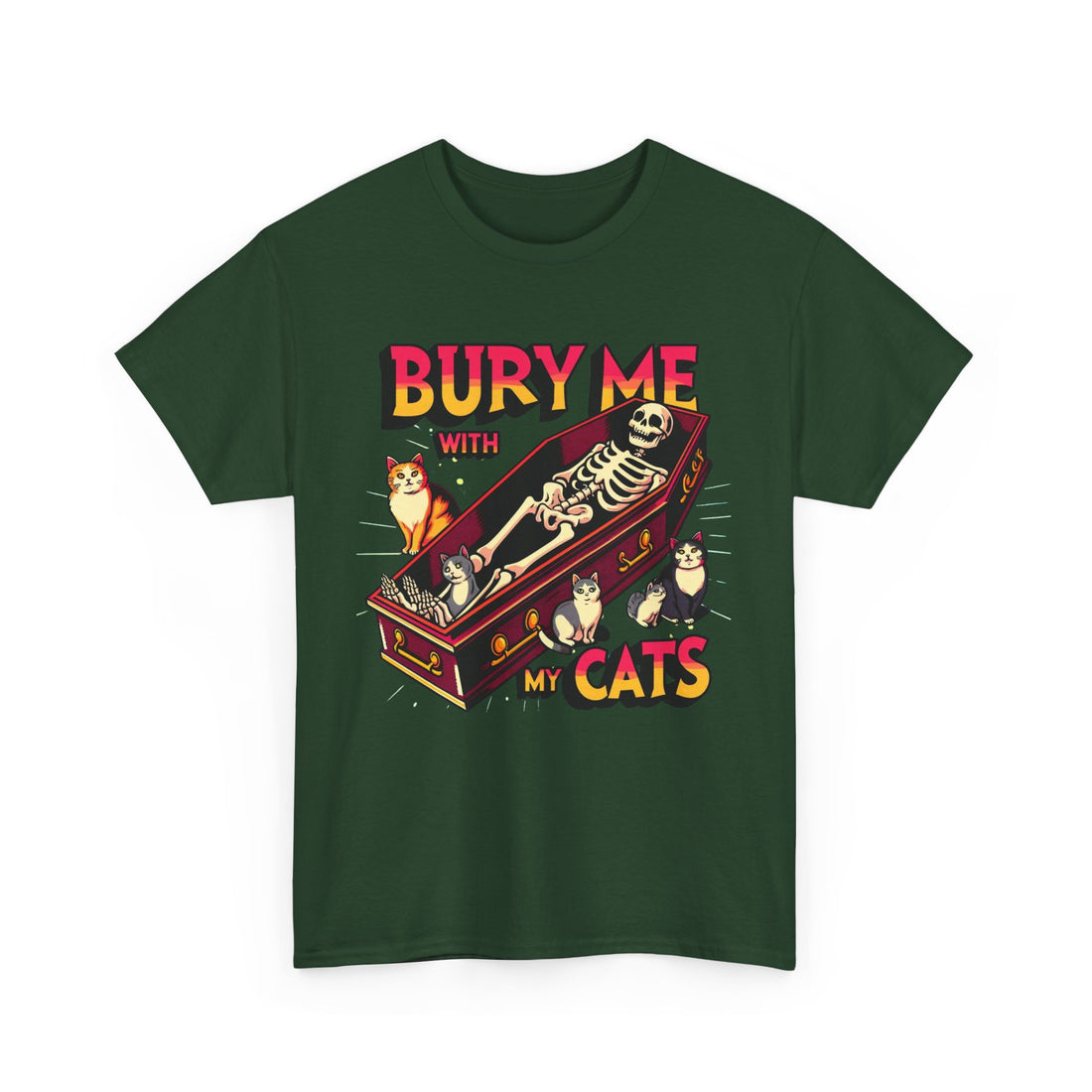 Bury Me With My T-Shirt - Graphic T-Shirt from Tee Utopia