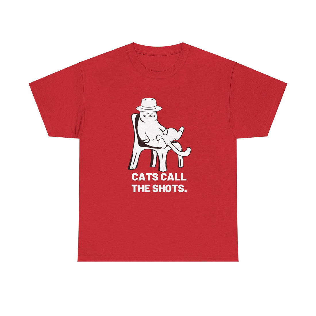 Cats Call The Shots. T-Shirt - Graphic T-Shirt from Tee Utopia