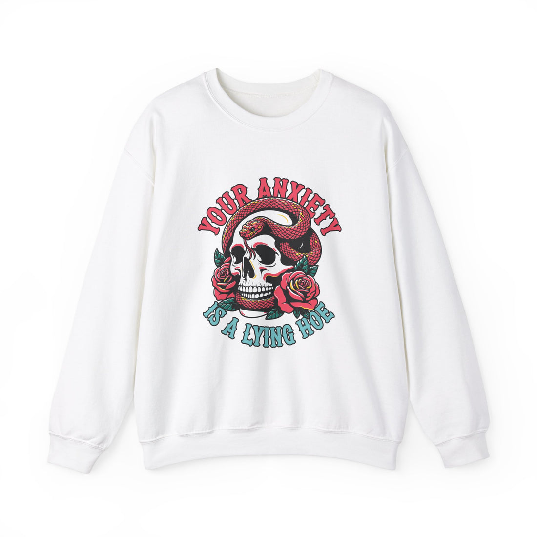 Is a Lying Hoe Sweatshirt - Graphic Sweatshirt from Tee Utopia