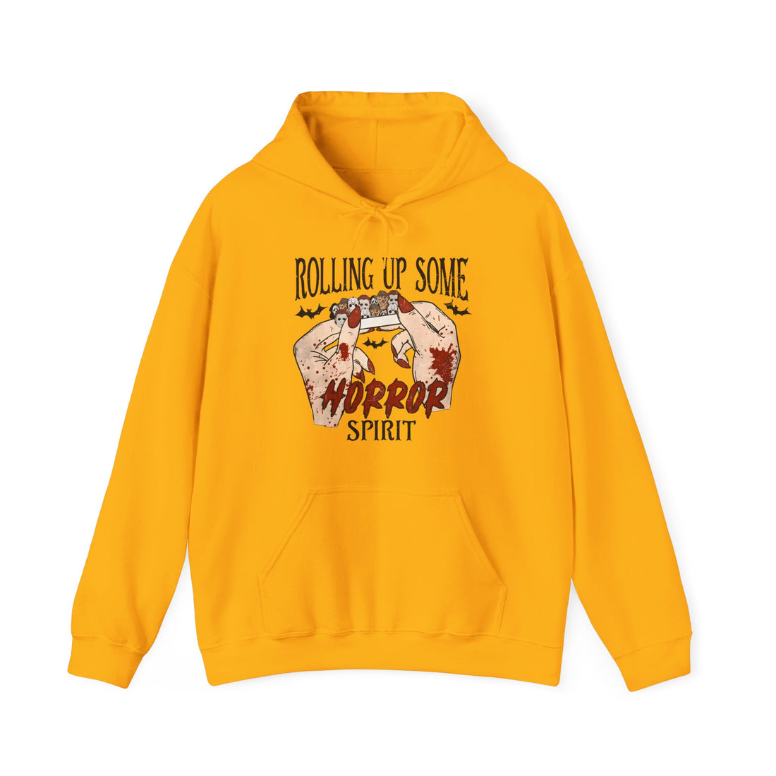 Rolling Up Horror Spirit Hoodie - Graphic Hoodie from Tee Utopia