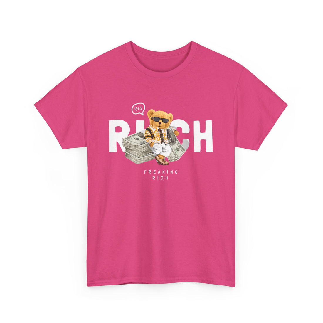 Freaking Rich T-Shirt - Graphic T-Shirt from Tee Utopia