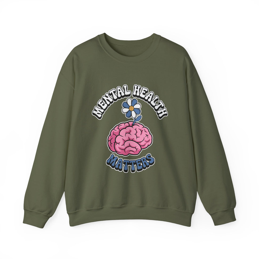 Mental Health Matters Sweatshirt - Graphic Sweatshirt from Tee Utopia