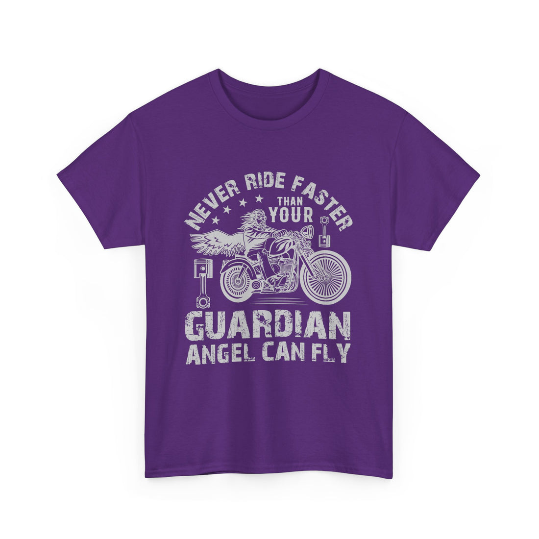 Never Ride Faster T-Shirt - Graphic T-Shirt from Tee Utopia