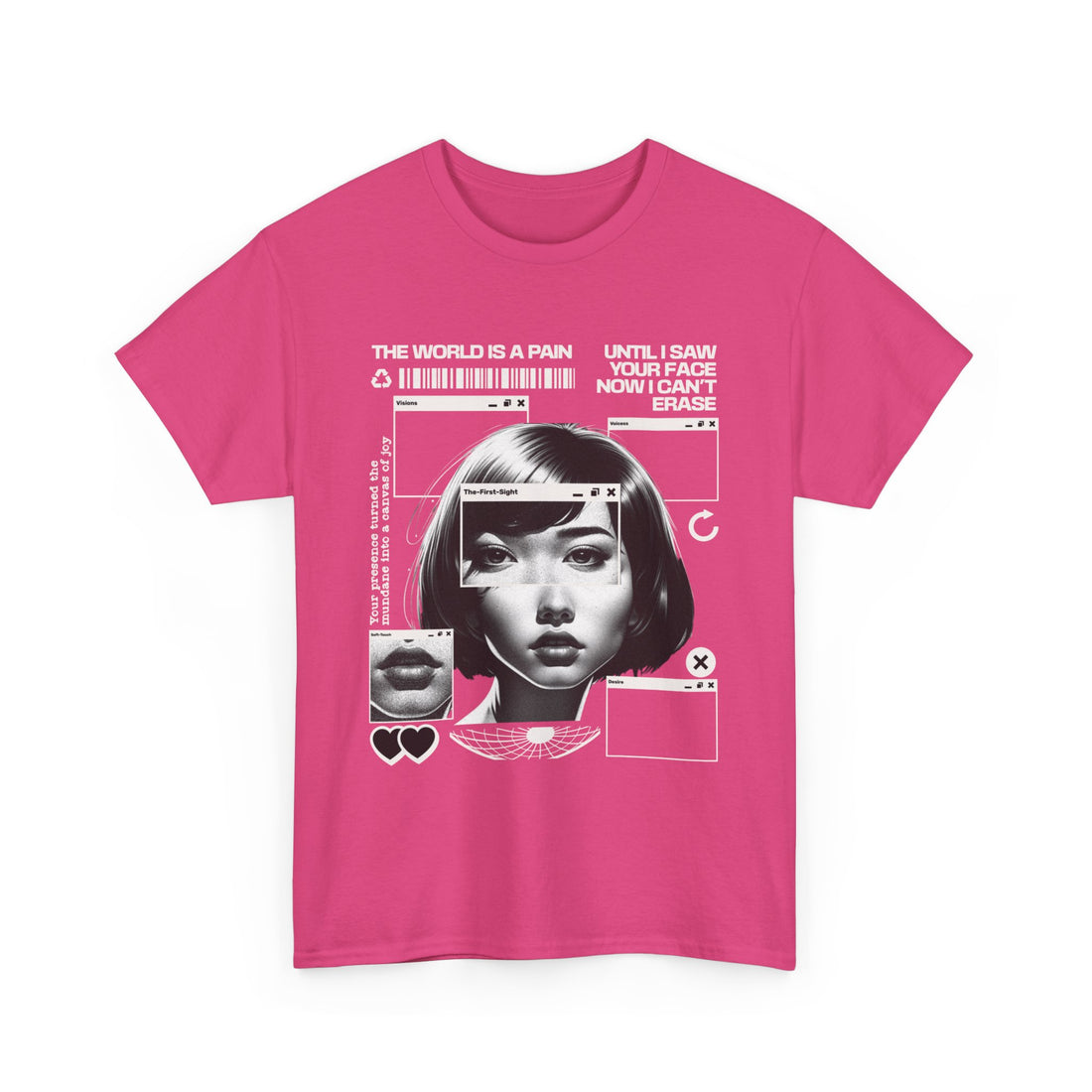 The World Is Pain T-Shirt - Graphic T-Shirt from Tee Utopia