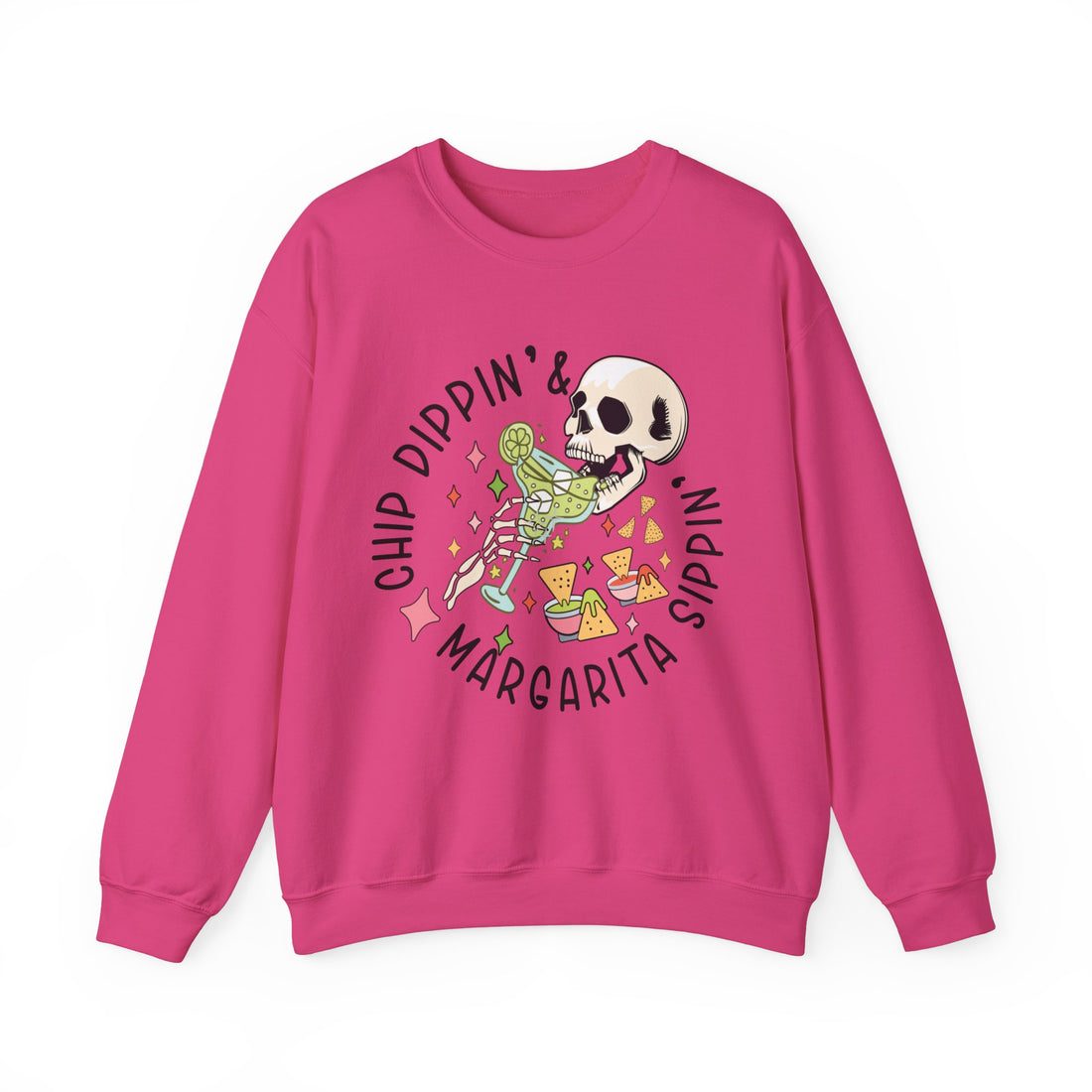 Chip Dippin Margarita Sippin Sweatshirt - Graphic Sweatshirt from Tee Utopia